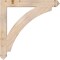 Ekena Millwork Thorton Arts & Crafts Smooth Bracket, Douglas Fir, 3 1/2"W x 32"D x 32"H BKT04X32X32THR03SDF - alternate 4